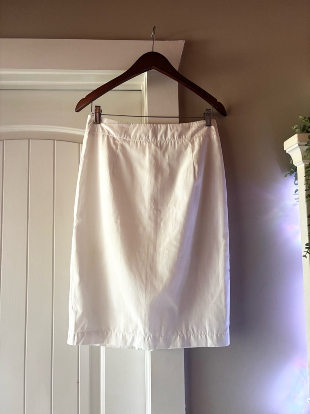 Mikarose White Pencil Skirt